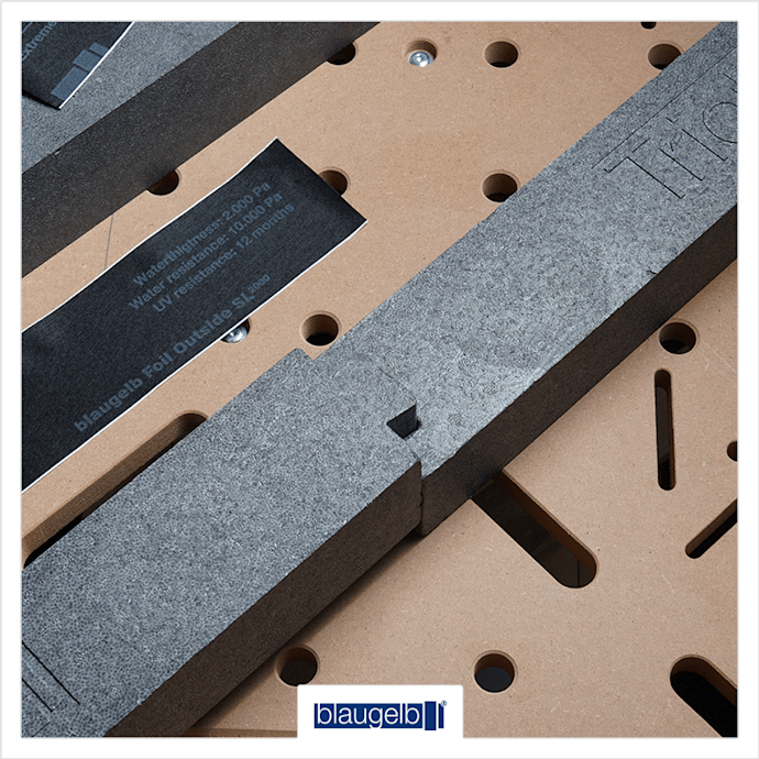 blaugelb Triotherm+ System auf Werkbank