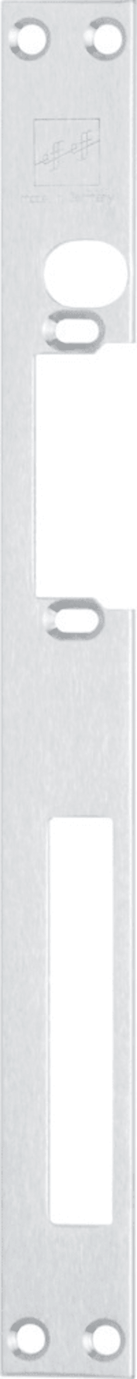 FL.SCHLIESSBL.,F.TÜRÖFF.,050 25X250MM KANTIG, DL,ER EDELSTAHL GESCHL.