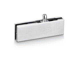 GEZE Verbindungsbeschlag, Patch Fittings PT 30, mit Zapfen, edelstahl satiniert