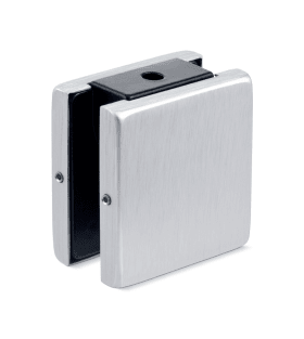 GEZE Glas/Wand-Verbinder, Patch Fittings PT 90, naturton eloxiert