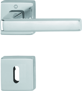 Hoppe Drückergarnitur 1124/843KV/843KVS, Aluminium