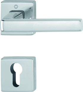 Hoppe Drückergarnitur 1124/843KV/843KVS, Aluminium