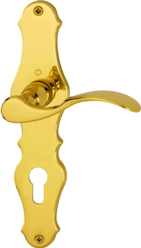 Hoppe Drückergarnitur Weimar M112SLN/2007, Messing