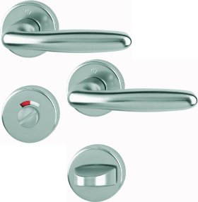 HOPPE Drückergarnitur Verona 1510/42KB/42KBS,WC/SS,8(8),F9,TS 37-47