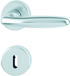 Hoppe Drückergarnitur 1510/42KB/42KBS, Aluminium