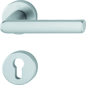 Hoppe Drückergarnitur 1700/42KB/42KBS, Aluminium