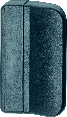 HOPPE Ziehgriff, ohne Steg, 70mm, K435, Kunststoff, tiefschwarz matt