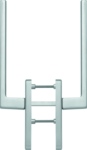 HOPPE HS-Handheb.grt., Austin HS-0769/419N-AS, PZ,TS 75-80,ALU,edelstahloptik matt