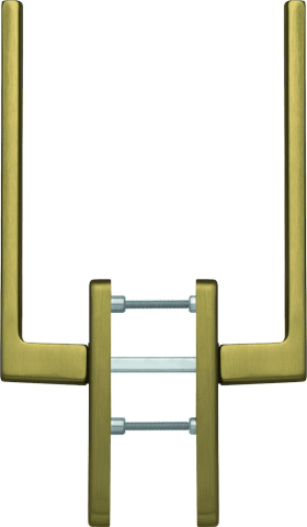 HOPPE HS-HS-Grt., Austin HS-0769/419N-AS, PZ,TS 75-80,ALU,bronzefarben mittel matt