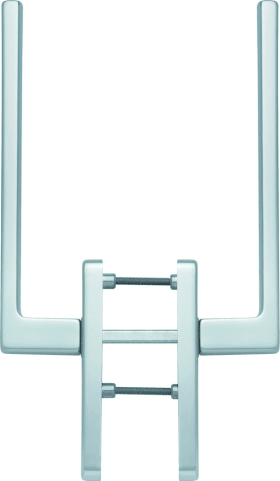 HOPPE HS-Handhebelgarnitur, Austin HS-0769/419N-AS, PZ,TS 75-80,ALU,naturfarbig elox.