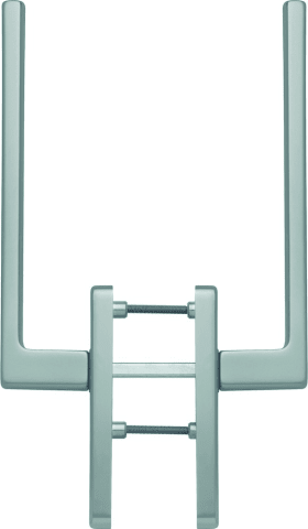 HOPPE HS-Handhebelgarnitur, Austin HS-0769/419N-AS, PZ,TS 75-80,ALU,stahlfarbig elox.