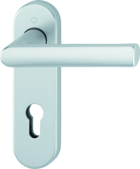 HOPPE Drückergarnitur Hamburg FS-1700/353KH, KS,PZ72/9,F1,TS 45-65