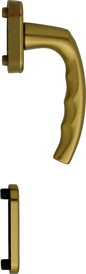 HOPPE Balkontür-Halbgarnitur Atlanta 0530/U26/49PNS, Aluminium