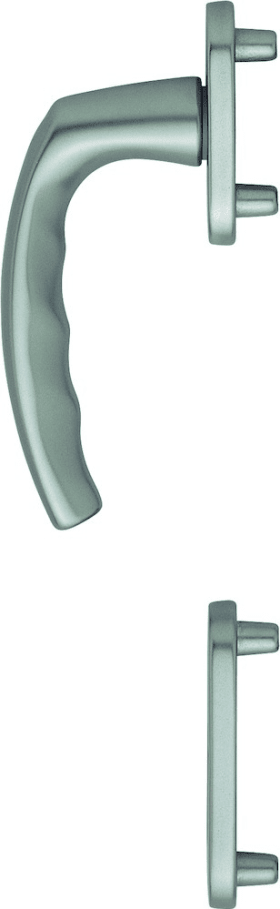 HOPPE Balkontür-Halbgarnitur Atlanta 0530/66N/66NS, Aluminium