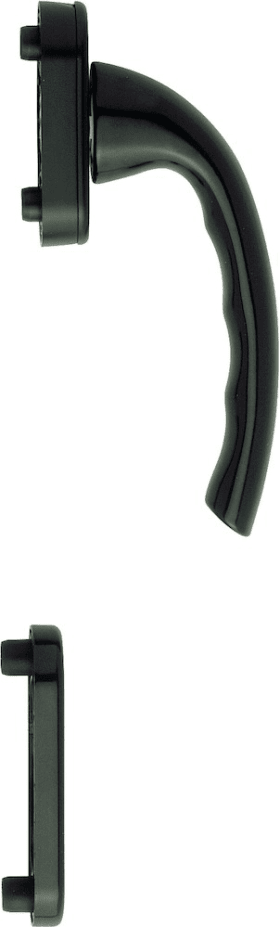 HOPPE Balkontür-Halbgarnitur Tokyo 0710/U26/49PNS, Aluminium