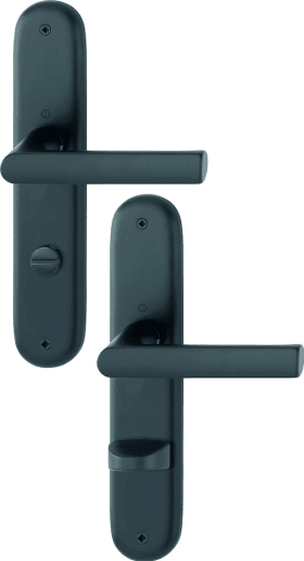 HOPPE Drückergarnitur Hamb. 1700/273P,LS,WC/S78/8 (5),F9714M,TS 37-42,o.No,DIY