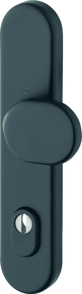 HOPPE Knopf auf Schutz-Langschild 86G/3332ZA, 10/92, Aluminium