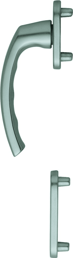 HOPPE Balkontür-Halbgarnitur Luxembourg 099/66N/66NS, Aluminium