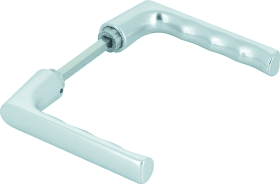 Hoppe Drückerpaar Hamburg 1700, Aluminium