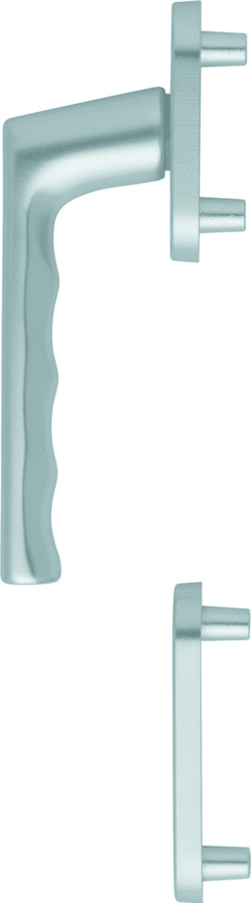 HOPPE Balkontür-Halbgarnitur Hamburg 0700FA/66N/66NS, Aluminium