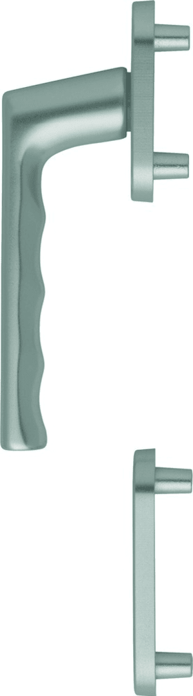 HOPPE Balkontür-Halbgarnitur Hamburg 0700FA/66N/66NS, Aluminium