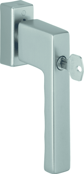 HOPPE window handle Toulon 0737S/UD9024, Aluminium