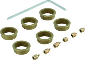 HOPPE Zubehörset ITG-FR, M6,goldf.