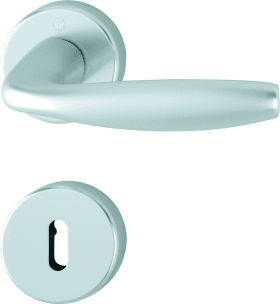 Hoppe Drückergarnitur 1810/42KV/42KVS, Aluminium