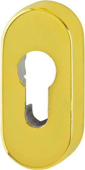 HOPPE Schlüsselrosette E55S,oval o. No.,PZ, 10mm,F77-R