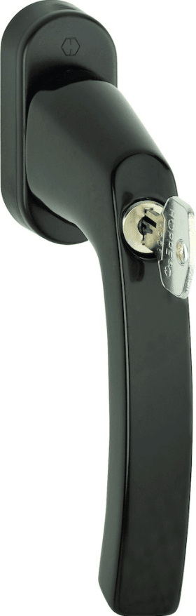 HOPPE Fenstergriff 0540S/U26 100NM,abschl.,ov.,7/32,F8707