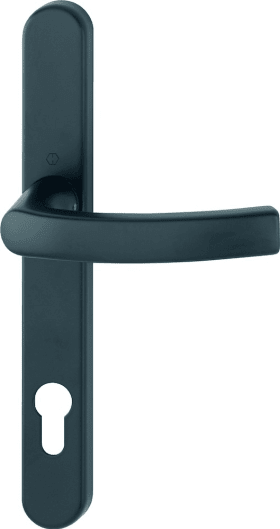 Hoppe door handle set 1540/3347N, aluminium