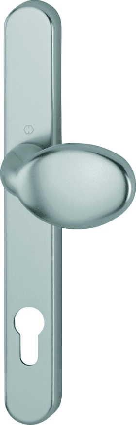 Hoppe button plate 76G/3347N, aluminium