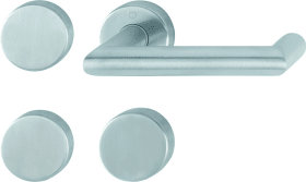 Hoppe FS-Drückergarnitur Rotterdam FS-E1401/42H/42HS, Edelstahl