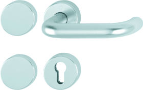 HOPPE Standflügelgarnitur Paris FS-138/42H/42HS,BL/PZ,9,F1,TS 40-65