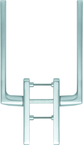 HOPPE HS-Handhebelgarnitur, Dallas HS-0643/419N-AS, PZ,TS 75-80,ALU,naturfarbig