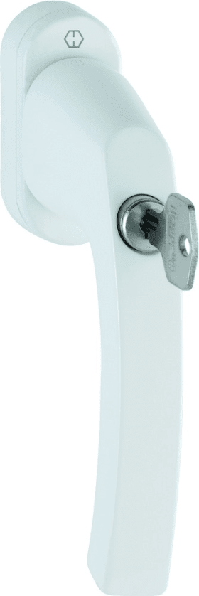 HOPPE Fenstergriff Luxembourg 099S/U52Z, Aluminium