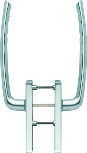 HOPPE HS-Handhebelgarnitur, Tôkyô HS-571/419N-AS, PZ,TS 75-80,ALU,naturfarbig eloxiert