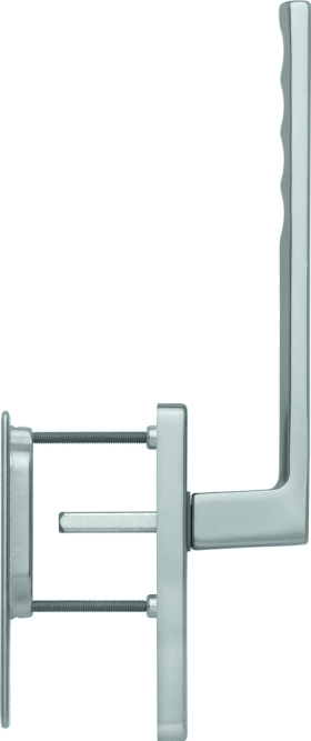 HOPPE Handhebelgarnitur Toulon HS-0737/419N-AS/420, Aluminium