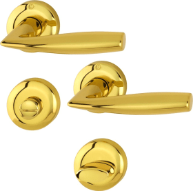 Hoppe Drückergarnitur Vitoria M1515/23KV/23KVS, Messing