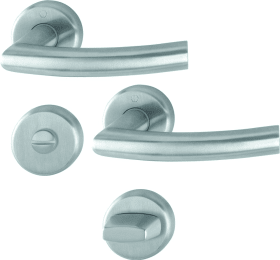 Hoppe Drückergarnitur Narvik E1430ZP/17KV/17KVS, Edelstahl