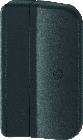 HOPPE Ziehgriff, ohne Steg, 70mm, K435, Kunststoff, graubraun beschichtet