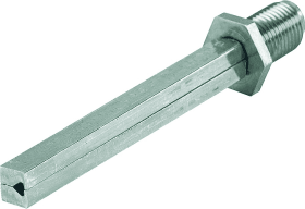 HOPPE Rollenwechselstift FDW, 8x100mm,TS 57-78, Eisen verzinkt,DIY