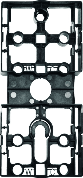 HOPPE Bohrlehre BHI-FLROS, nicht verstellbar, BB/PZ, E 72, schwarz, DIY
