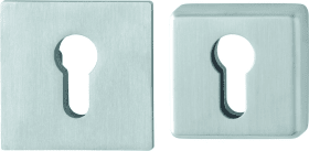 HOPPE Schutzrosette E75ZNSB/52S,eckig/flach,2mm/PZ,F69,TS65-75