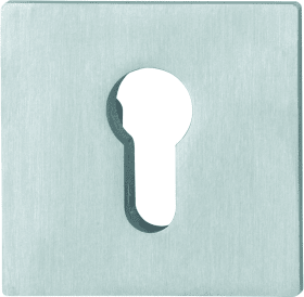 HOPPE Schutzrosette E75ZNSB,eckig/flach,2mm/PZ,F69,TS65-75