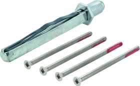 HOPPE FH Befestigungsset Sertos KN/GR Ros., M4x75, VK 9,TS 65-70 vz