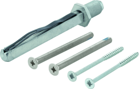 HOPPE Befestigungsset Sertos KN/GR, M5x60, VK 8,TS 50-55 vz