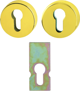 HOPPE Schutzrosette E42NSA/42HS,rund,12mm,ES1/PZ,F77-R,TS57-62