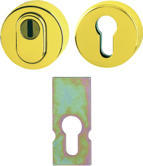 HOPPE Schutz-Schlüsselrosette E42NSB-ZA/42HS, Messing