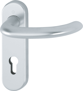 Hoppe Short Plate Marseille 1138/353KH, Aluminium